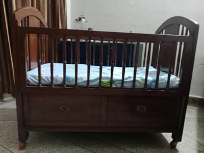wooden baby cot for sale