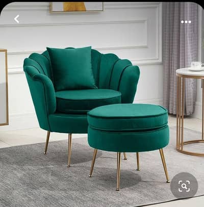 beautiful chair with table