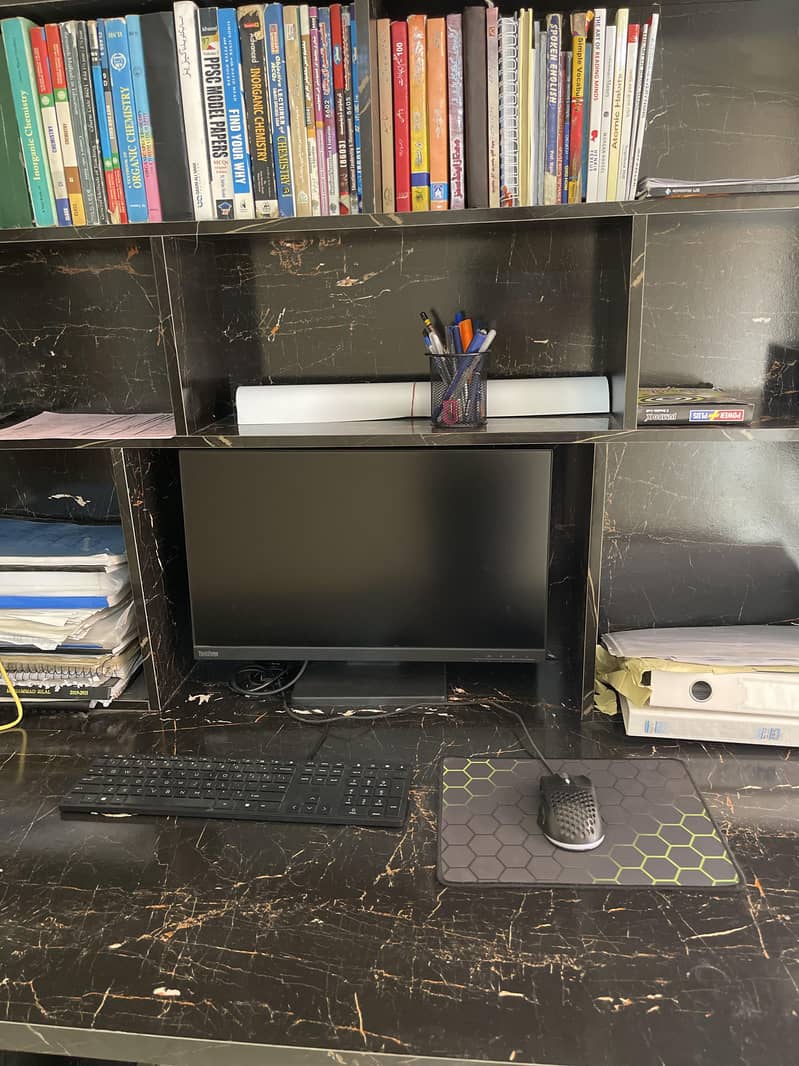 Computer/Study Table with Detachable Bookshelf – Like New 2