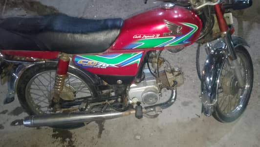 Honda CD 70 model 2018 all documents original Bio matrek not spot