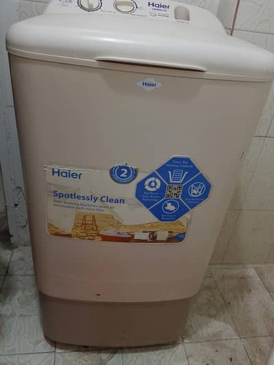 Haier washing machine 80-35 single tub Washing Machine - Excellent con