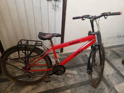 "Phoenix 18-Speed Mountain Bicycle in Excellent Condition".