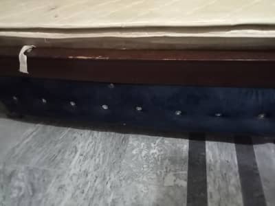 wooden bed