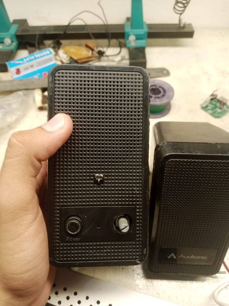 Audionic speakers with Sty-Tek ampifier 2