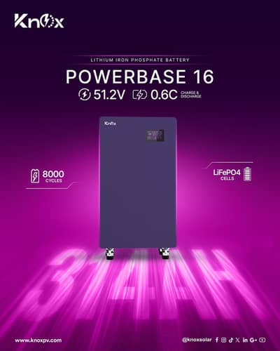 Knox powerbase 16 kw lithiumion battery