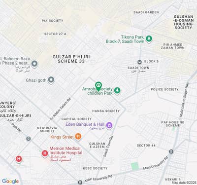 Prime Location Residential Plot Sized 400 Square Yards Is Available For Sale In Soomra Society