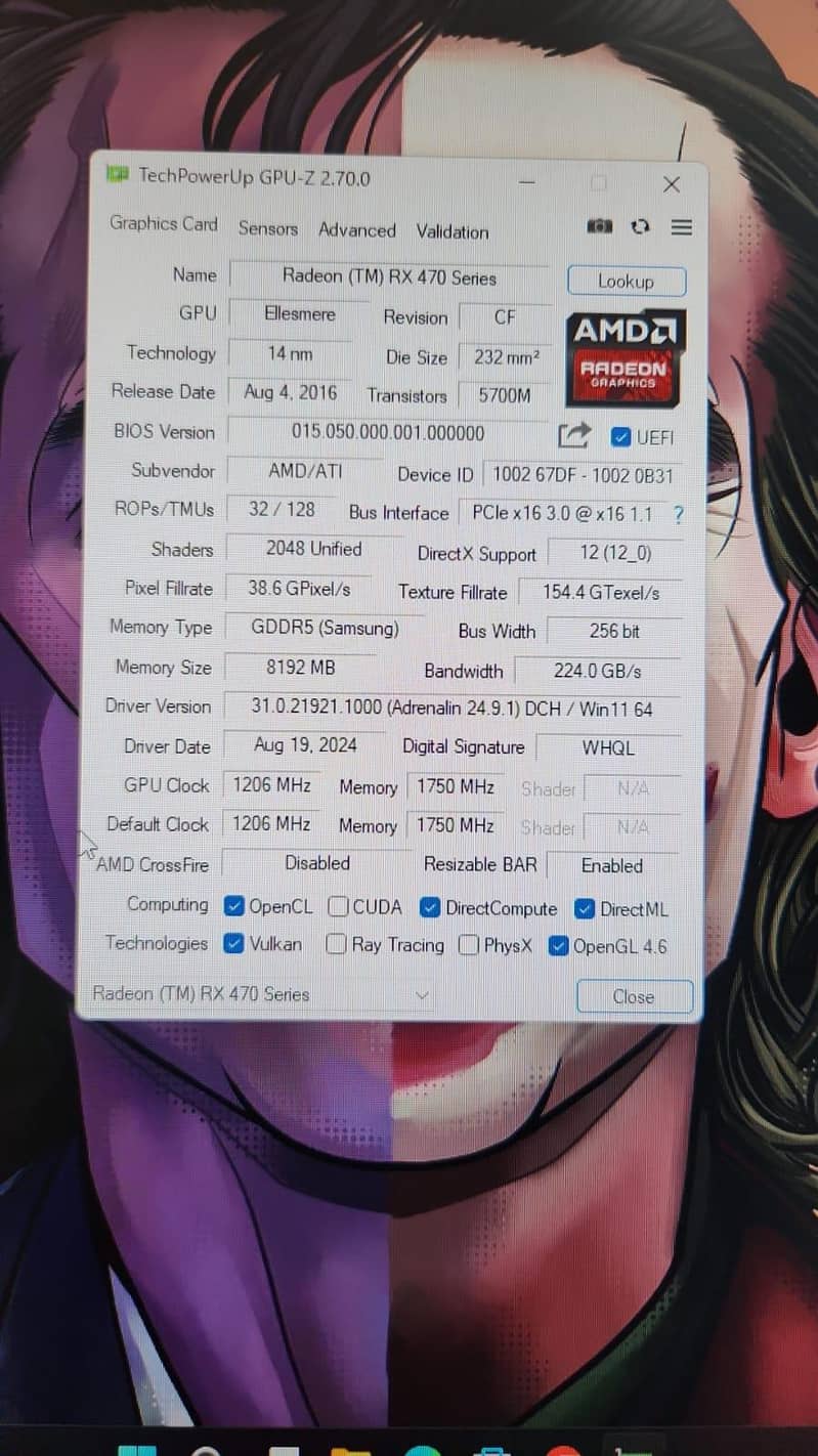AMD RX470 4