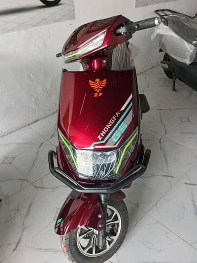Zhong Fa Y108 Electric Scooty | 1200W Motor | Lithium Battery | 70–90