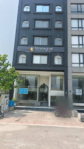 Ground + Basement + Mezzanine Brand New 8 Marla Commercial Building Available For Rent in DHA Phase 8 Commercial Broadway.