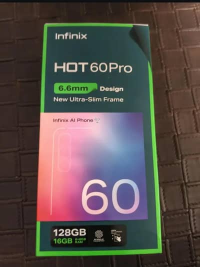 infinix hot 60 pro 6 gb128