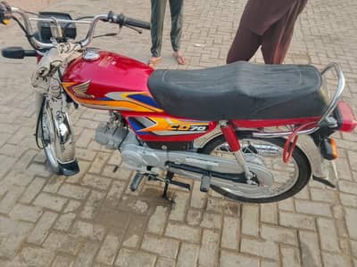 Honda CD 70 2024 like new