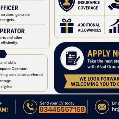 Recovery Officers, Marketing Officers & Computer Operators Required