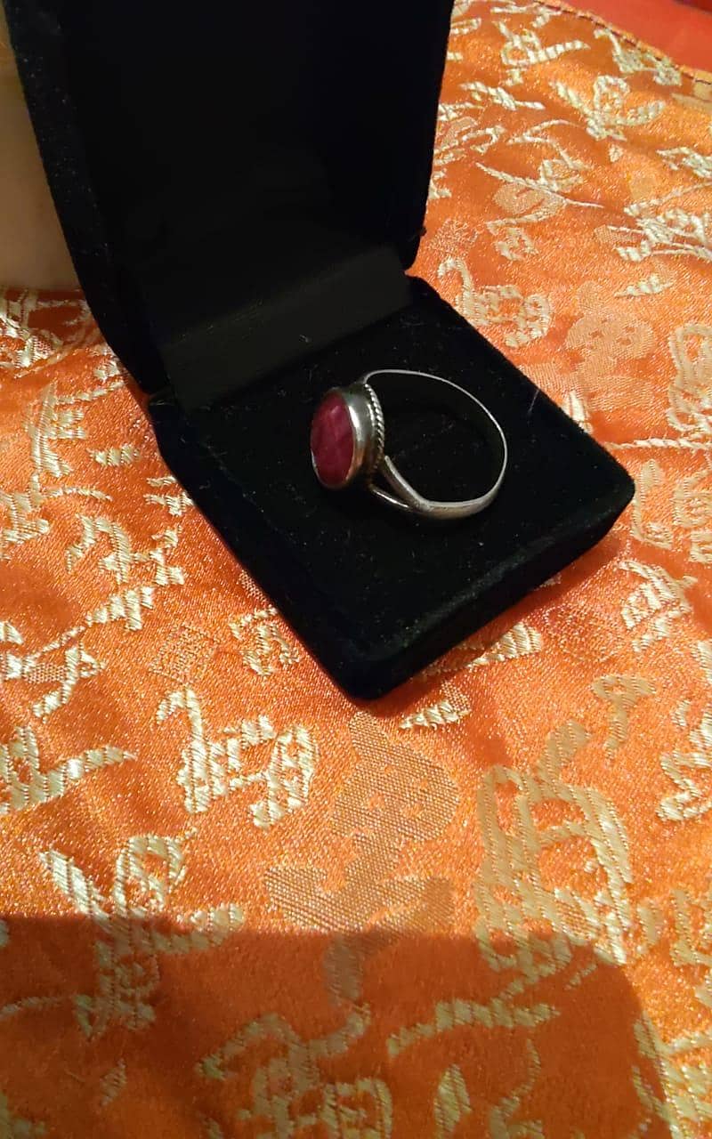 original ruby silver ring 1
