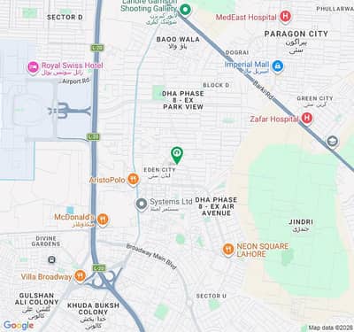 4 Marla Commercial Plot For Sale At Good Location In Eden City DHA Phase 8 Airport Road Lahore