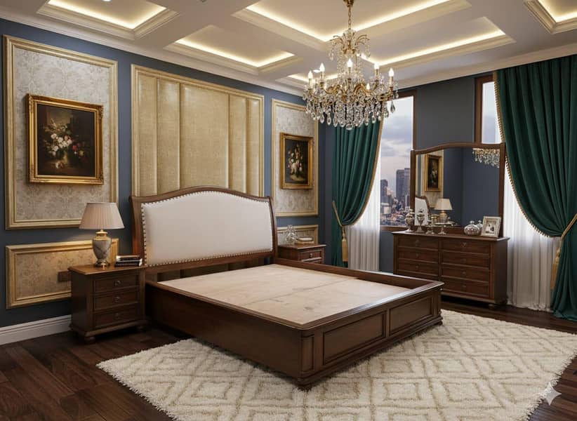 SOLID BED SET |SHEESHAM TALI WOOD 0