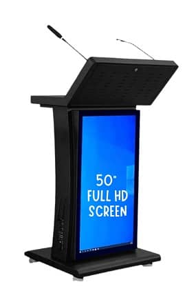 Digital Podium-Kiosk Standee-Smart Interactive Board-SMd screen indoor