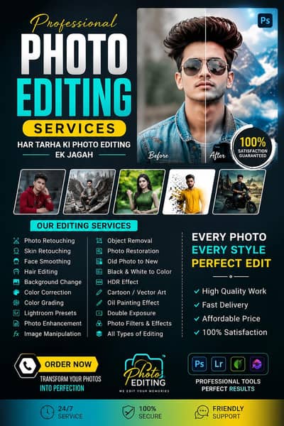 Professional photo editing-20 RS per photo high quality