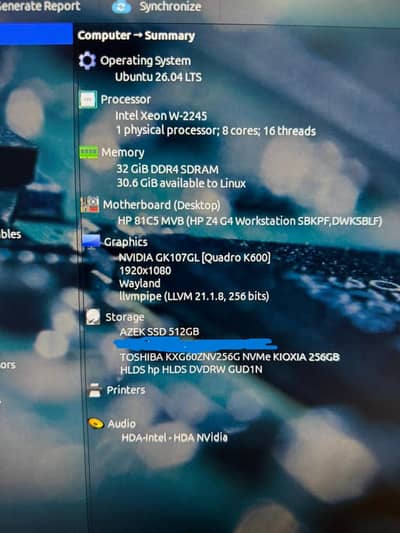 HP Z4 G4 Workstation