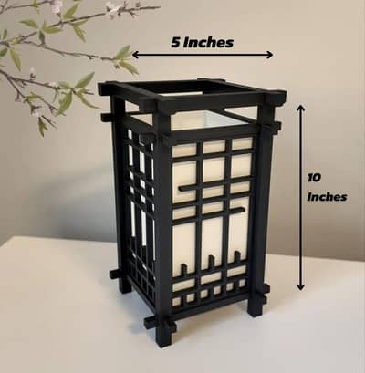 Japanese Shoji Table lamp warm golden