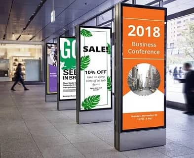 SMD Screen Indoor Outdoor-Digital Kiosk Floor standee-Interactive led
