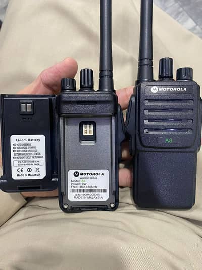 Walkie talkie /motorola td 358 wireless set / intercom /A8