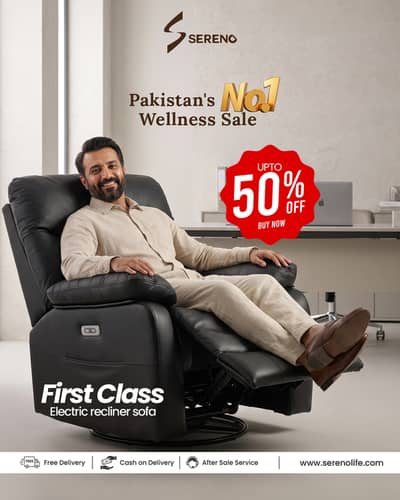 Recliner Sofa in Pakistan | Luxury Recliner Sofa Collection