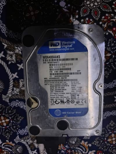 western digital HDD sata 3.5   sata 3.5  wd6400aaks