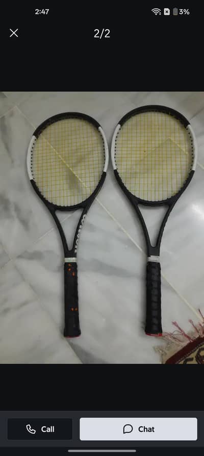 Wilson pro staff 97 v12 pair