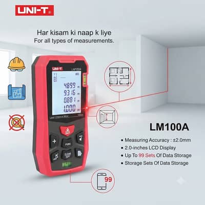 UNI-T LM100A Laser Distance Meter In Pakistan | 100m Rangefinder
