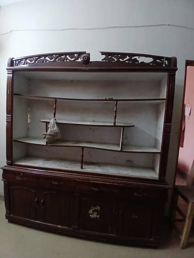 wooden showcase for sale