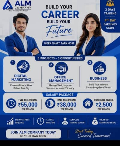 Hiring Male and female staff