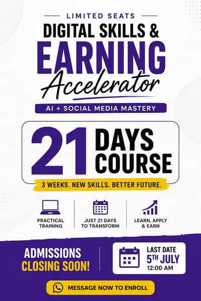 21-Day AI & Digital Skills Course for Students