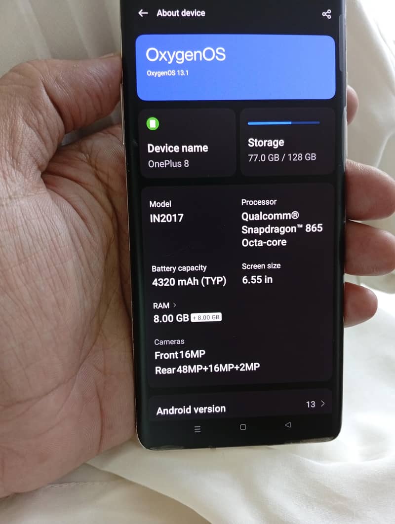 One Plus 8 9