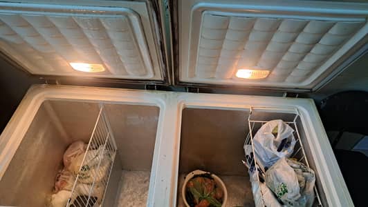 Waves Double Door Deep Freezer | Excellent Cooling | Best Condition