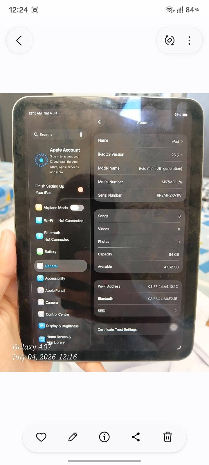 IPAD MINI 6 (6TH GENERATION) 6