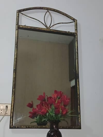 Rod Iron Mirror with stand