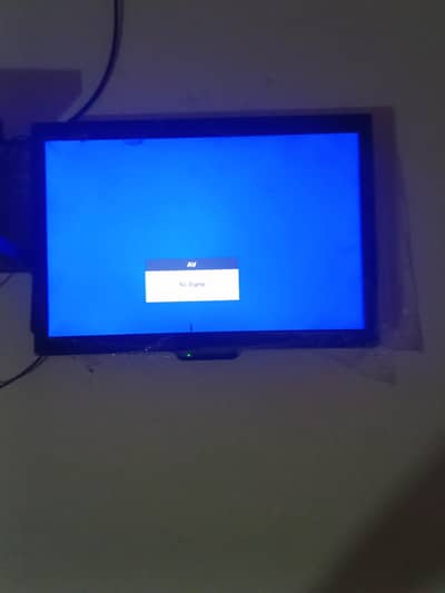 LED tv + dish antina and recever