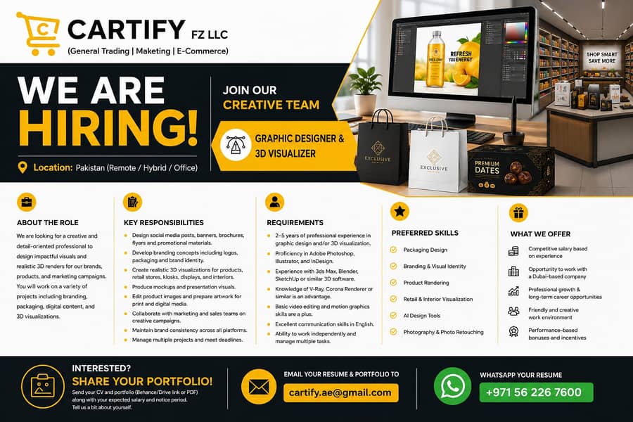 Graphic Designer & 3D Visualiser 0