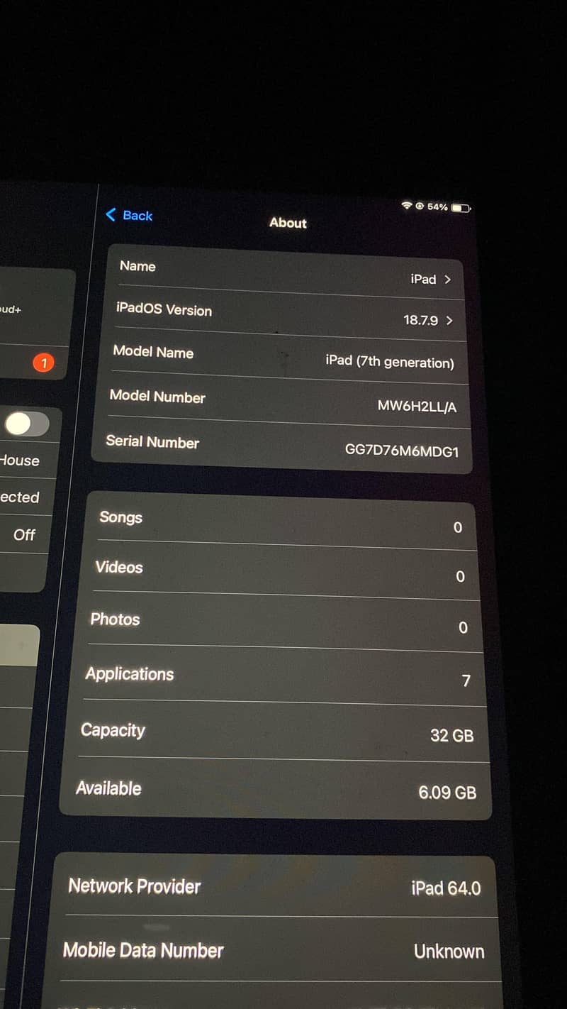 iPad 7th generation 0