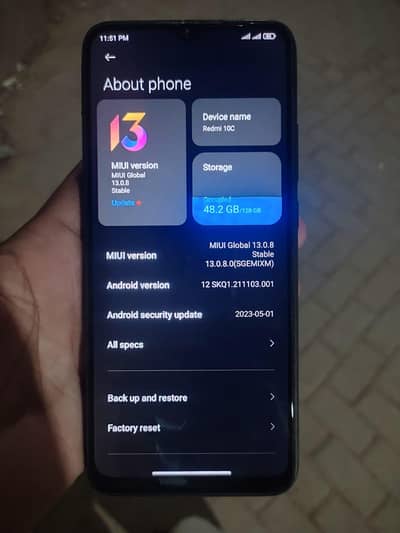 Xiaomi Redmi 10C 6/128 all ok