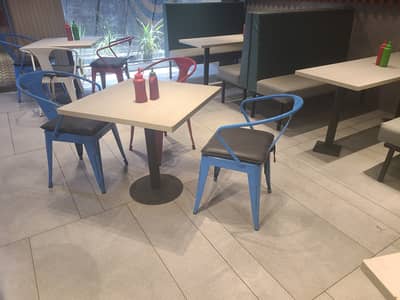 Restaurant furniture for sale, sparingly used.