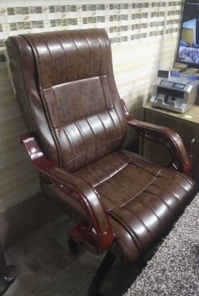 Executive revolving chair and table