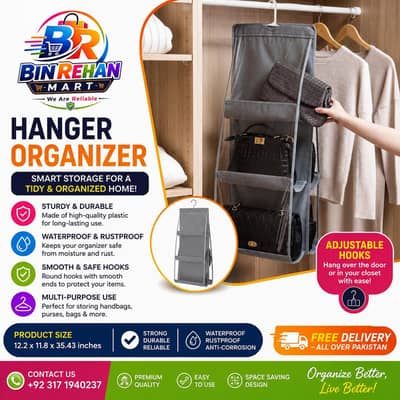 transparent handbag organizer for home closet storage
