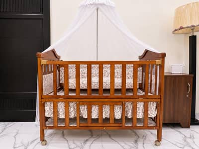 Junior Wooden Baby Cot / Baby Crib