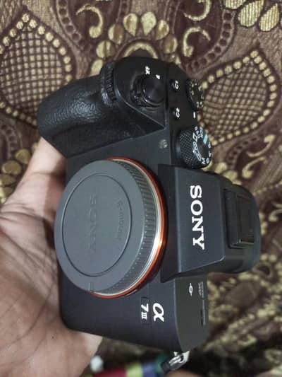 Sony A7iii Body With Original Battery, Charger, Strap and Box.