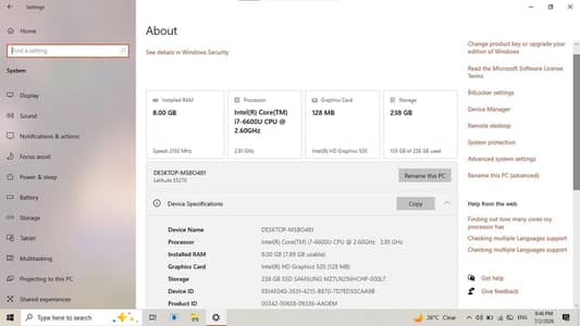 Delk Desktop latitude E5270