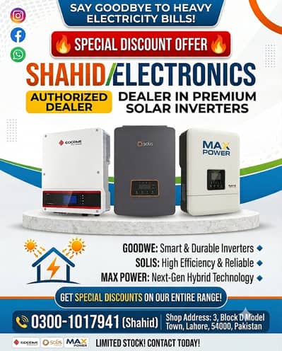 6 KW Hybride Solar inverter / Solis / Goodwe / Maxpower inverter