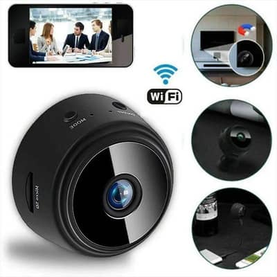 Black 360° Wifi camera with 128GB memory