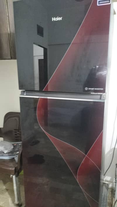 Haier smart inverter double door refrigerator- Excellent condition