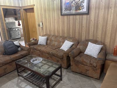 Strong wood sofa set